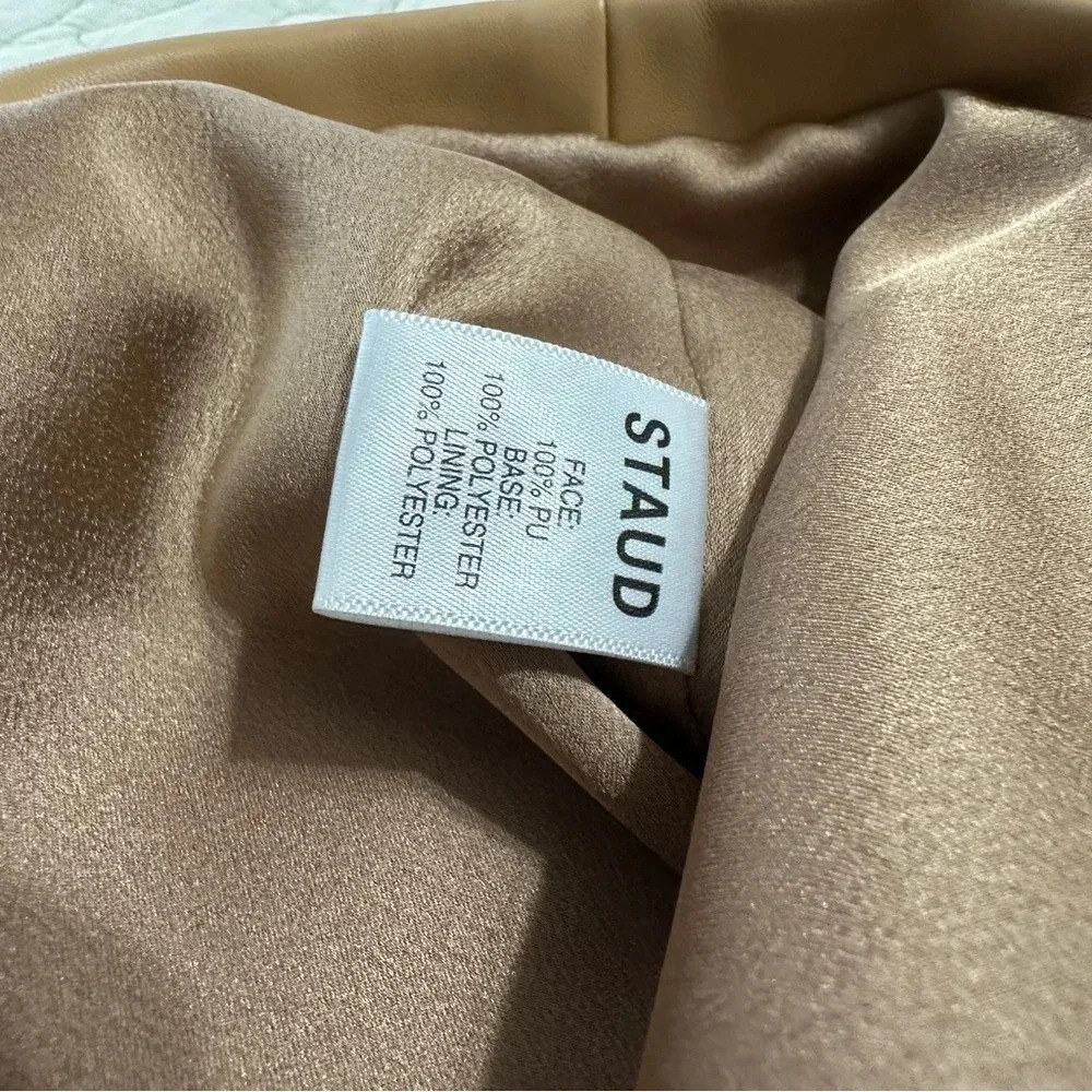 Staud Vegan Leather Large Top Camel - Picture 10 of 11